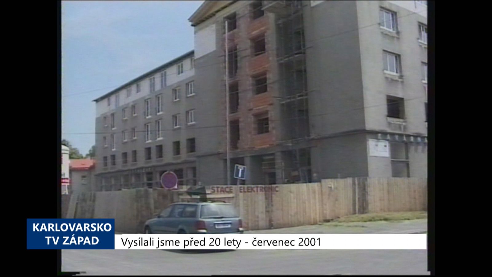 2001 – Sokolov: Přestavba hotelu Ohře se prodraží (TV Západ) 