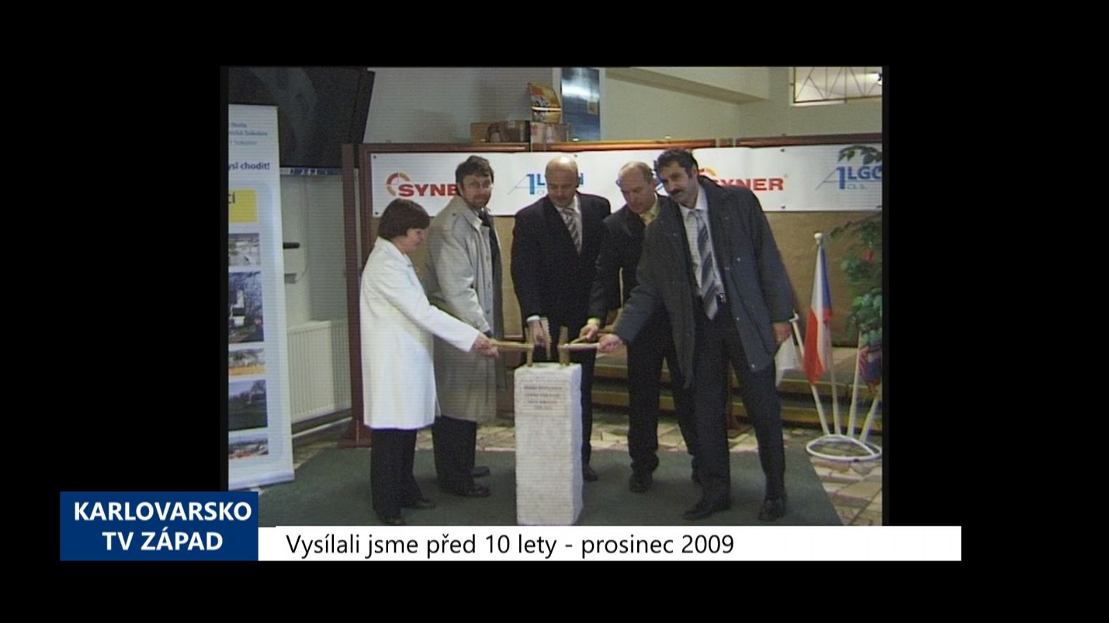 2009 - Sokolov: Základní kámen IŠSTE byl položen (3931) (TV Západ)