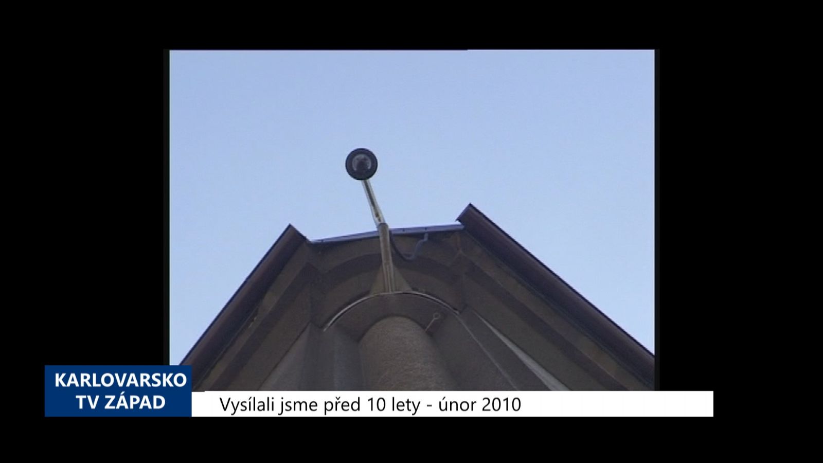 2010 – Cheb: Výběrové řízení na provozovatele kamerového systému (3974) (TV Západ)