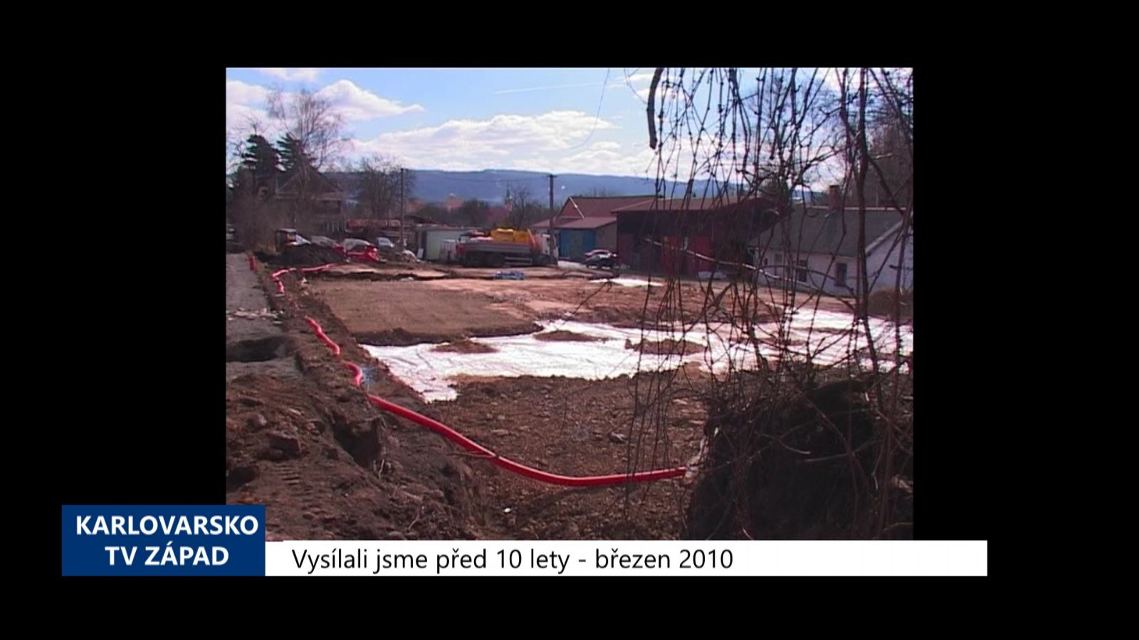 2010 – Sokolov: Výstavba kruhového objezdu musí spěchat (4000) (TV Západ)