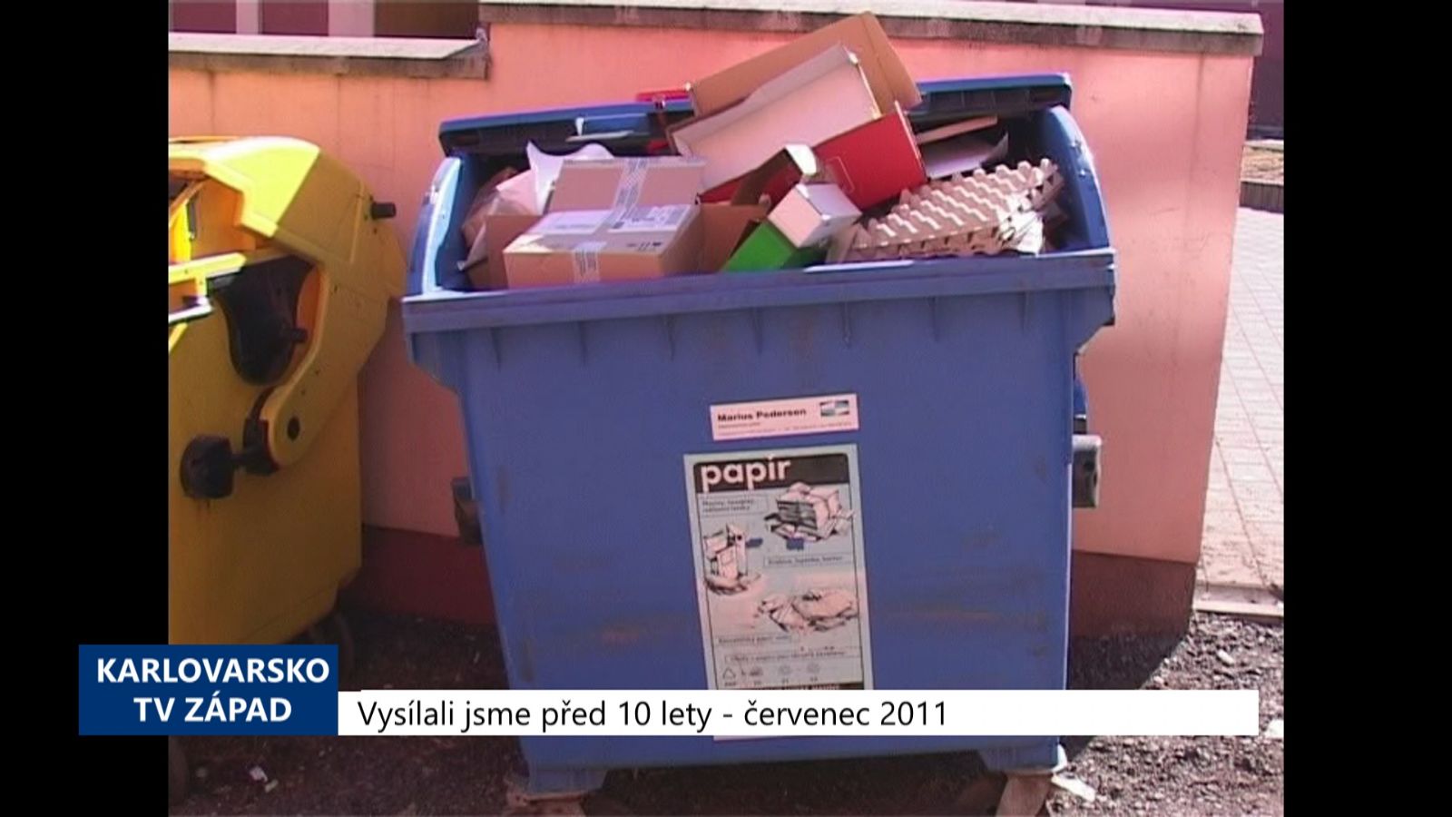 2011 – Cheb: Město hledá lepší systém svozu odpadků (4407) (TV Západ)