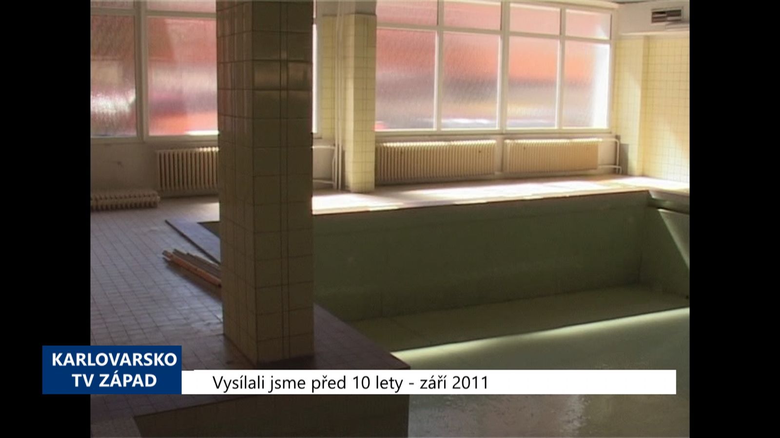 2011 – Sokolov: Renovace školního bazénu začala (4467) (TV Západ)
