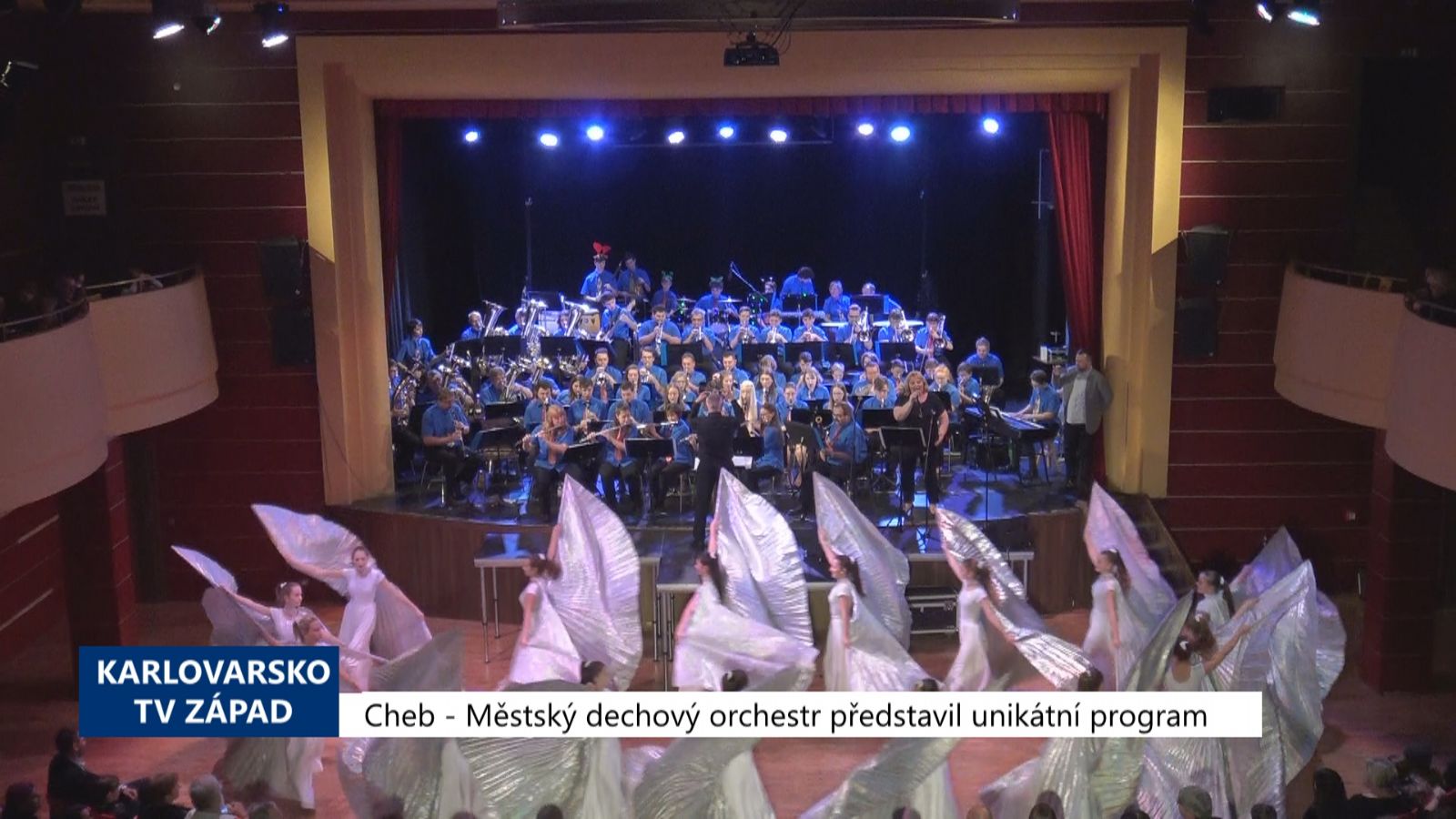 Cheb: Městský dechový orchestr představil unikátní program (TV Západ)