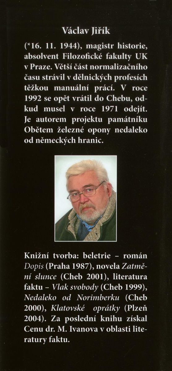 Cheb: Zemřel historik a literát pan Václav Jiřík