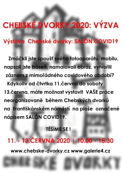 Chebské dvorky 2020. Výzva