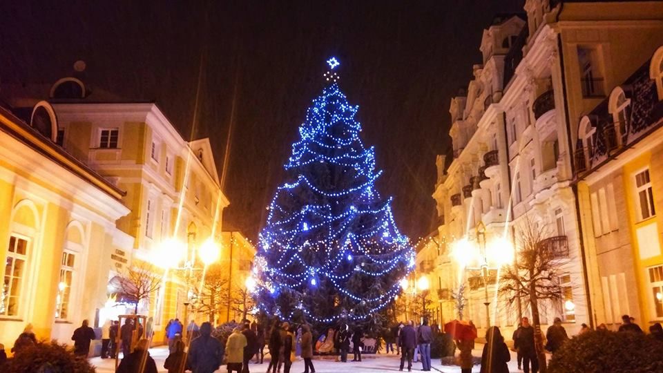 Františkovy Lázně: Rozsvícení vánočního stromečku