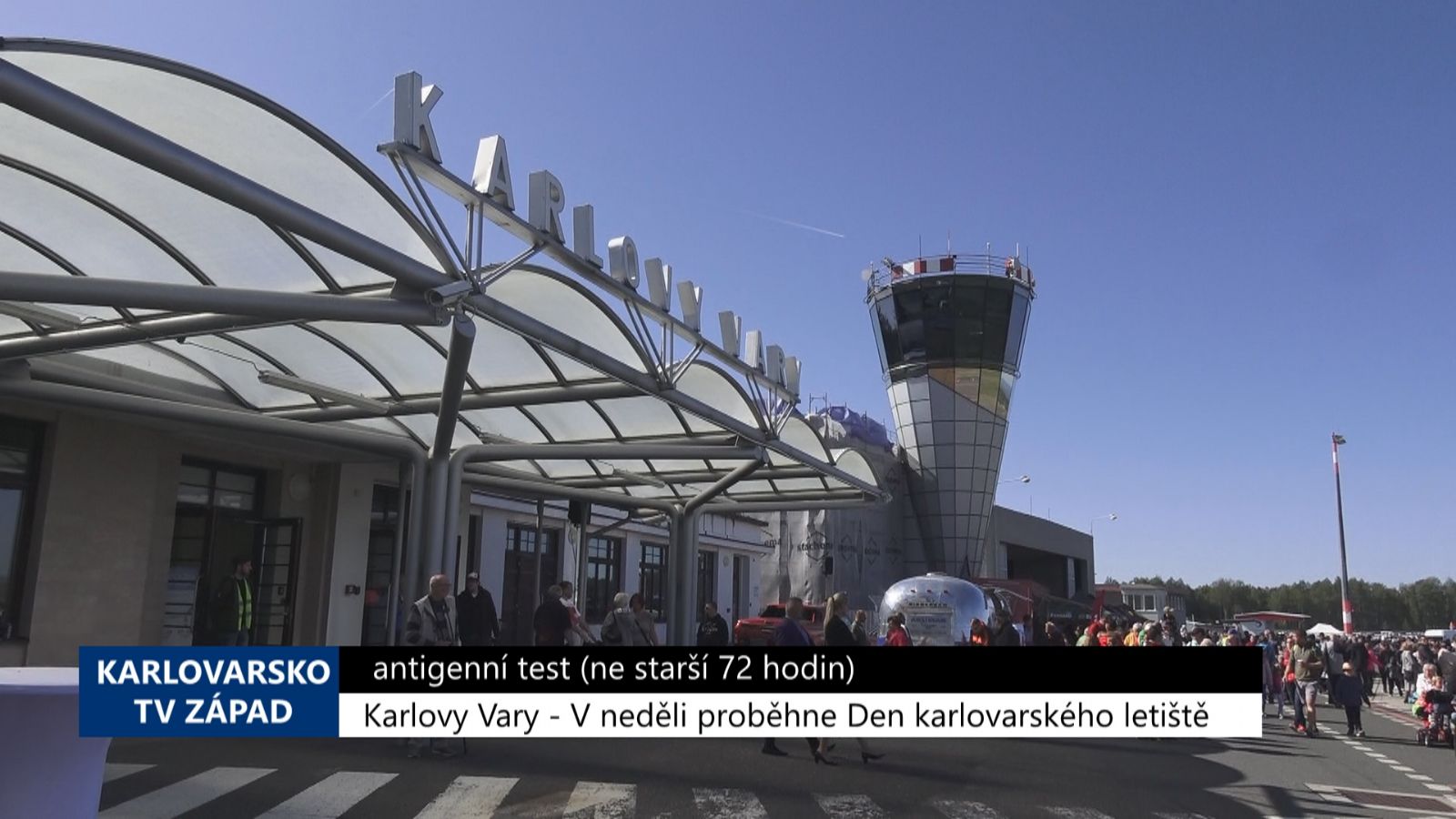 Karlovy Vary: V neděli proběhne Den karlovarského letiště (TV Západ)