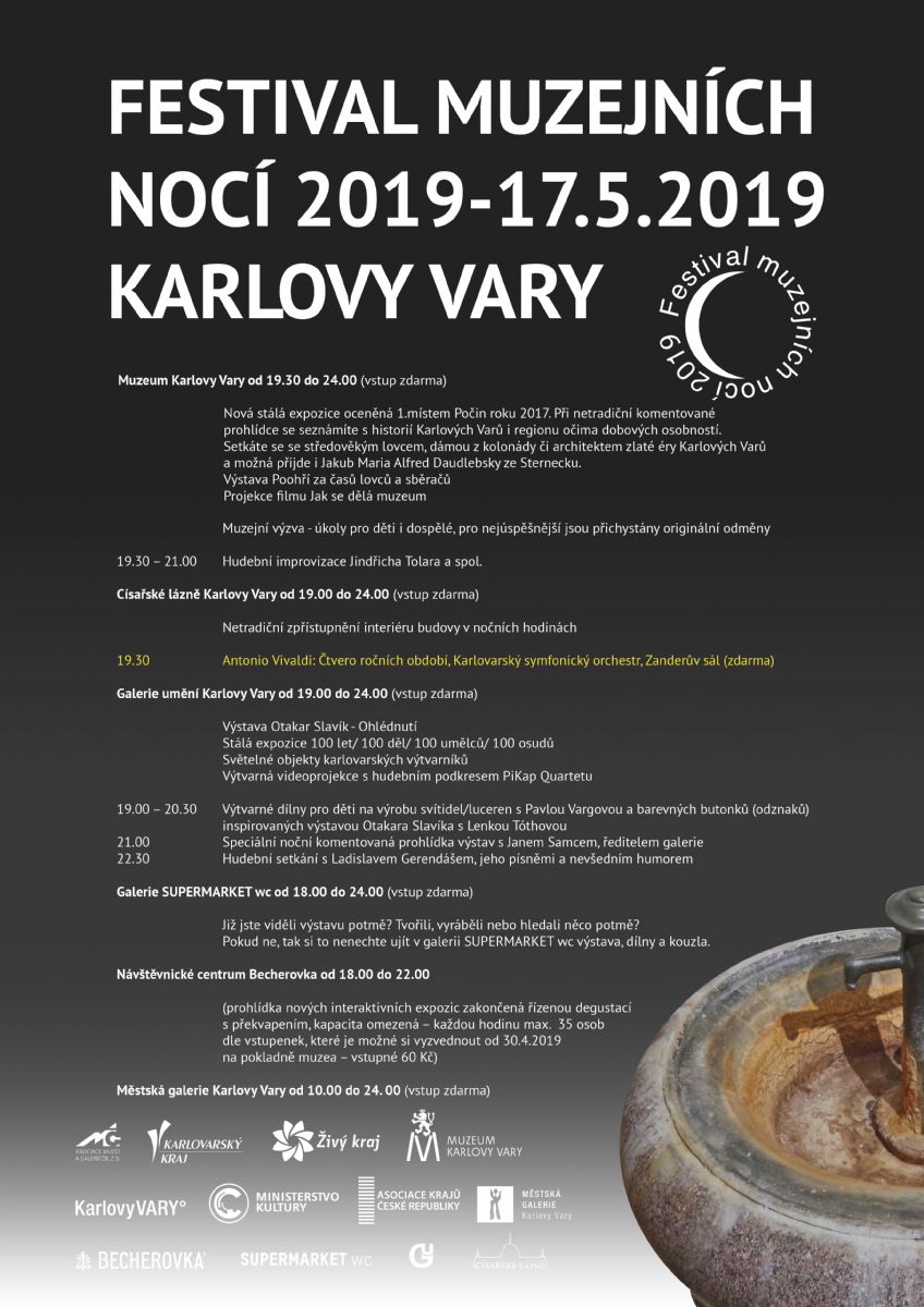 Karlovy Vary: V pátek se koná 15. ročník Festivalu muzejních nocí