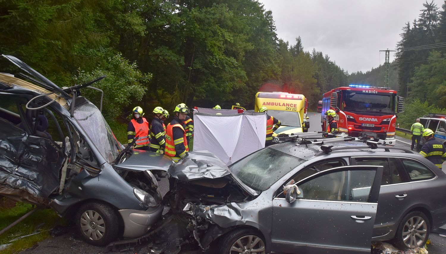 Karlovy Vary: Včerejší tragická smrtelná nehoda