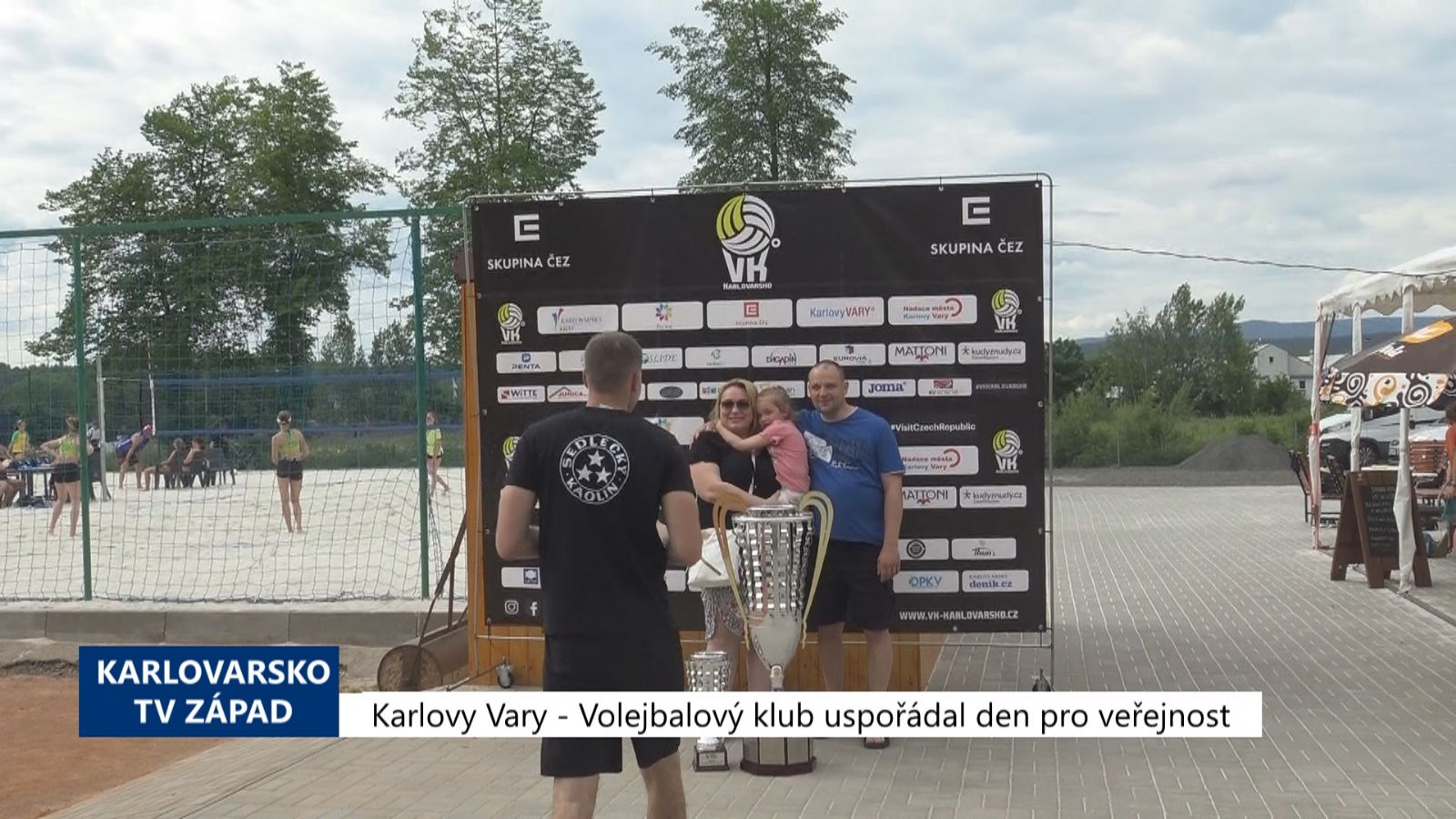 Karlovy Vary: Volejbalový klub uspořádal den pro veřejnost (TV Západ)