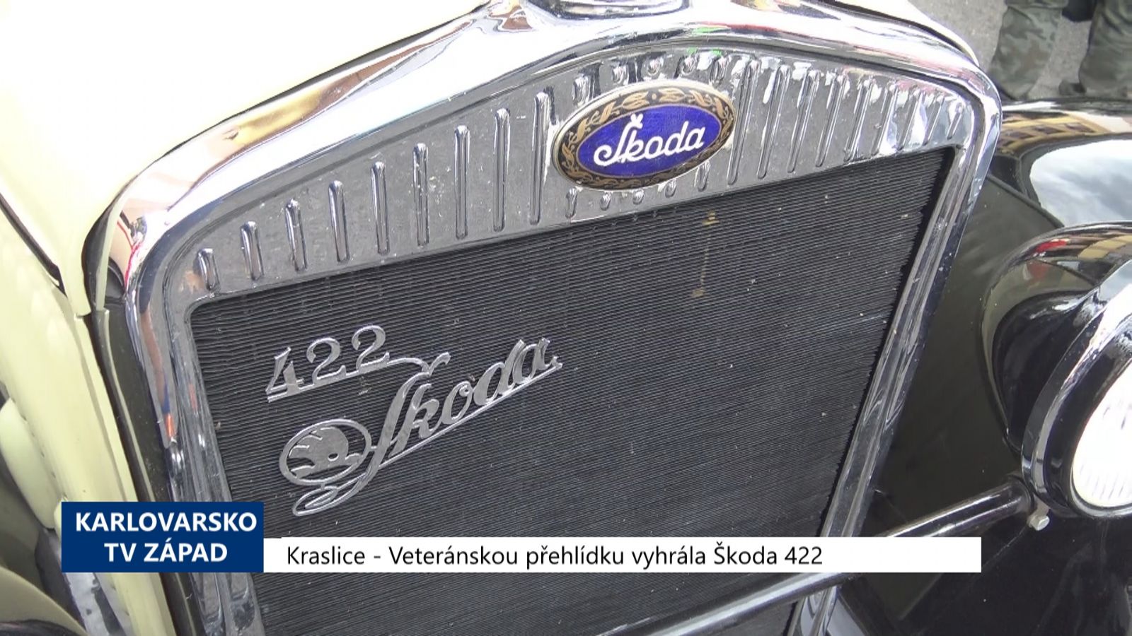 Kraslice: Veteránskou přehlídku vyhrála Škoda 422 (TV Západ)
