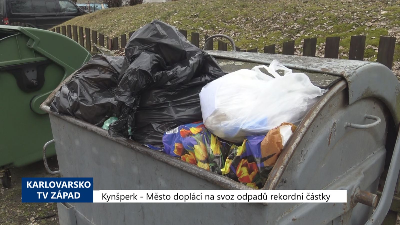 Kynšperk: Město doplácí na svoz odpadu rekordní částky (TV Západ)