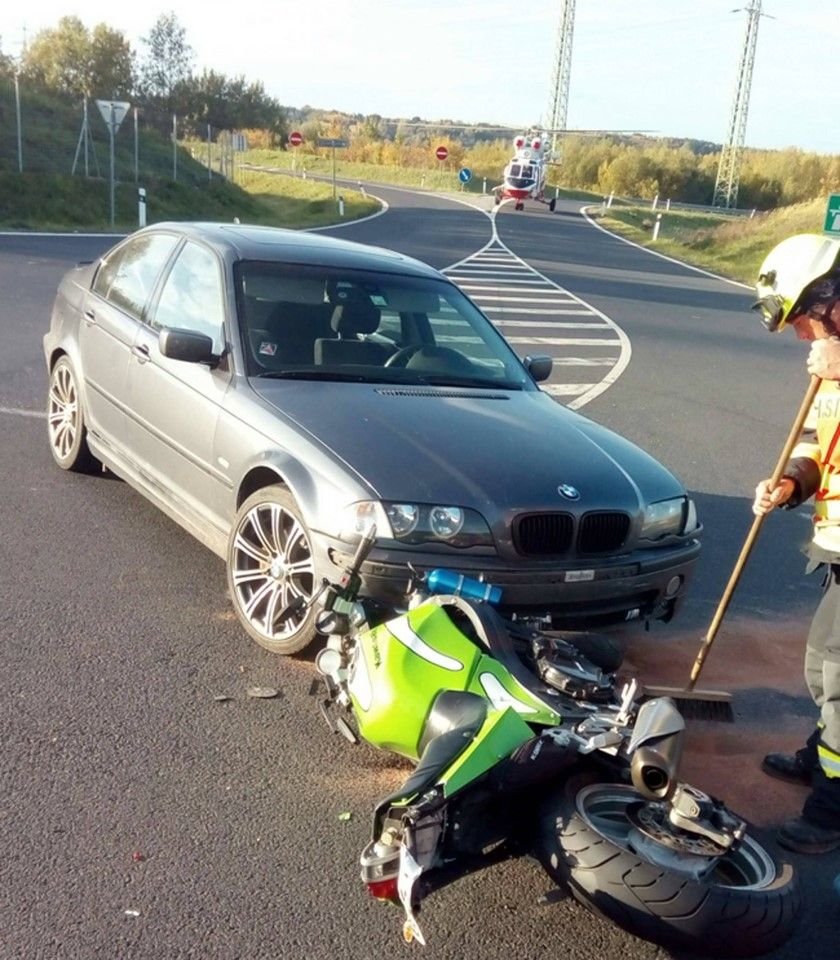 Region: Dvě víkendové nehody motorkářů