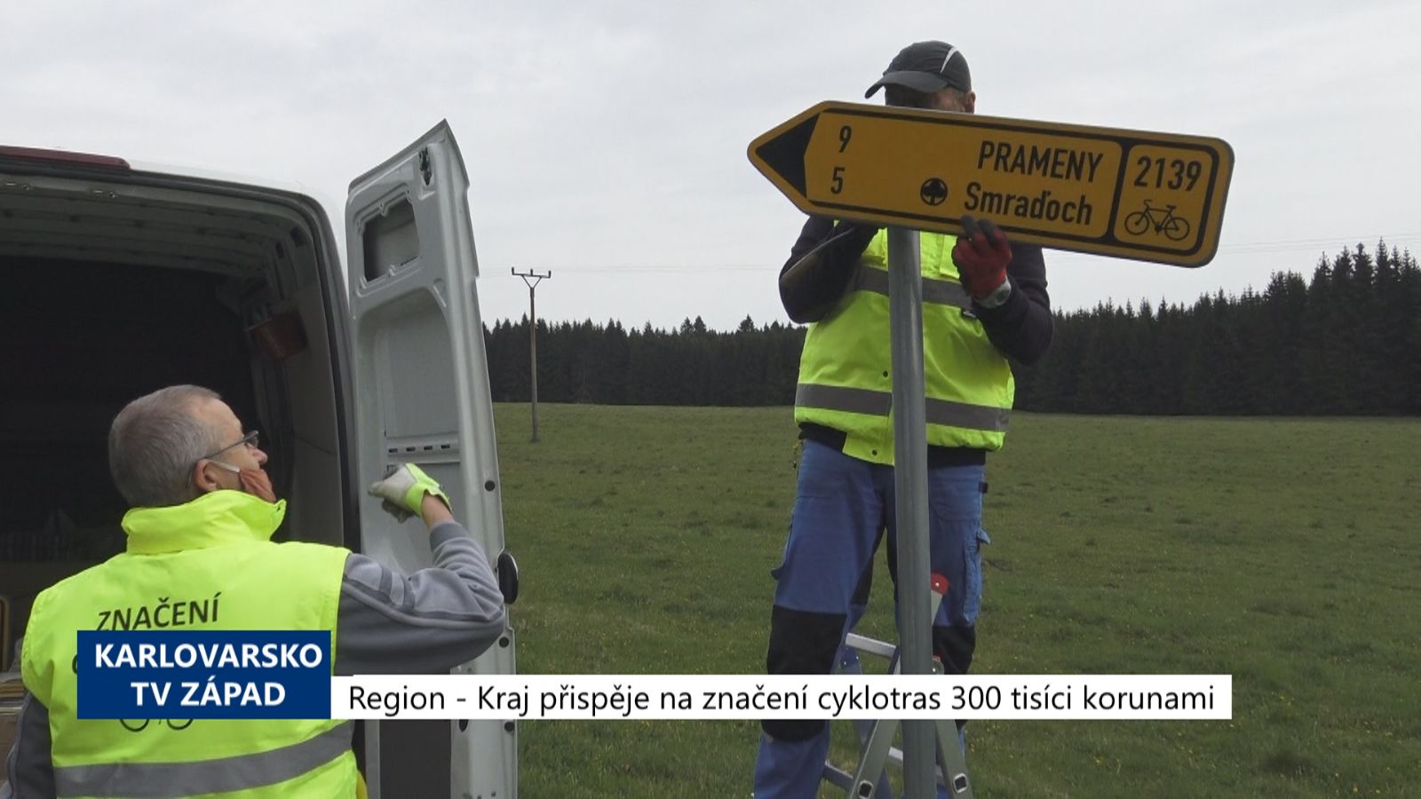Region: Kraj přispěje na značení cyklotras 300 tisíci korunami (TV Západ)	