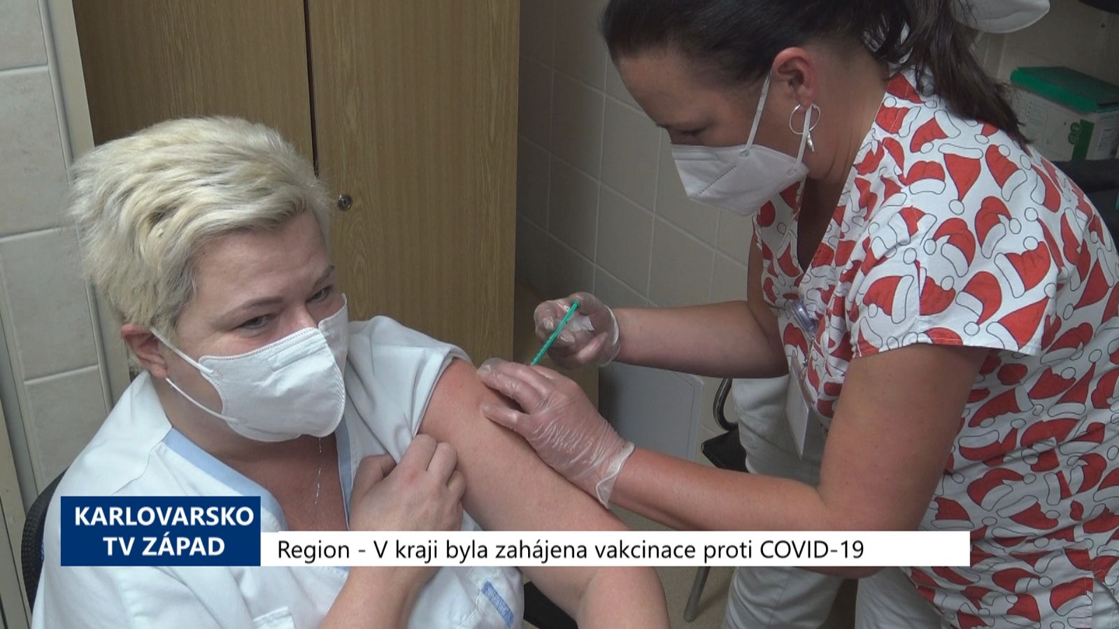 Region: V kraji byla zahájena vakcinace proti COVID-19 (TV Západ)