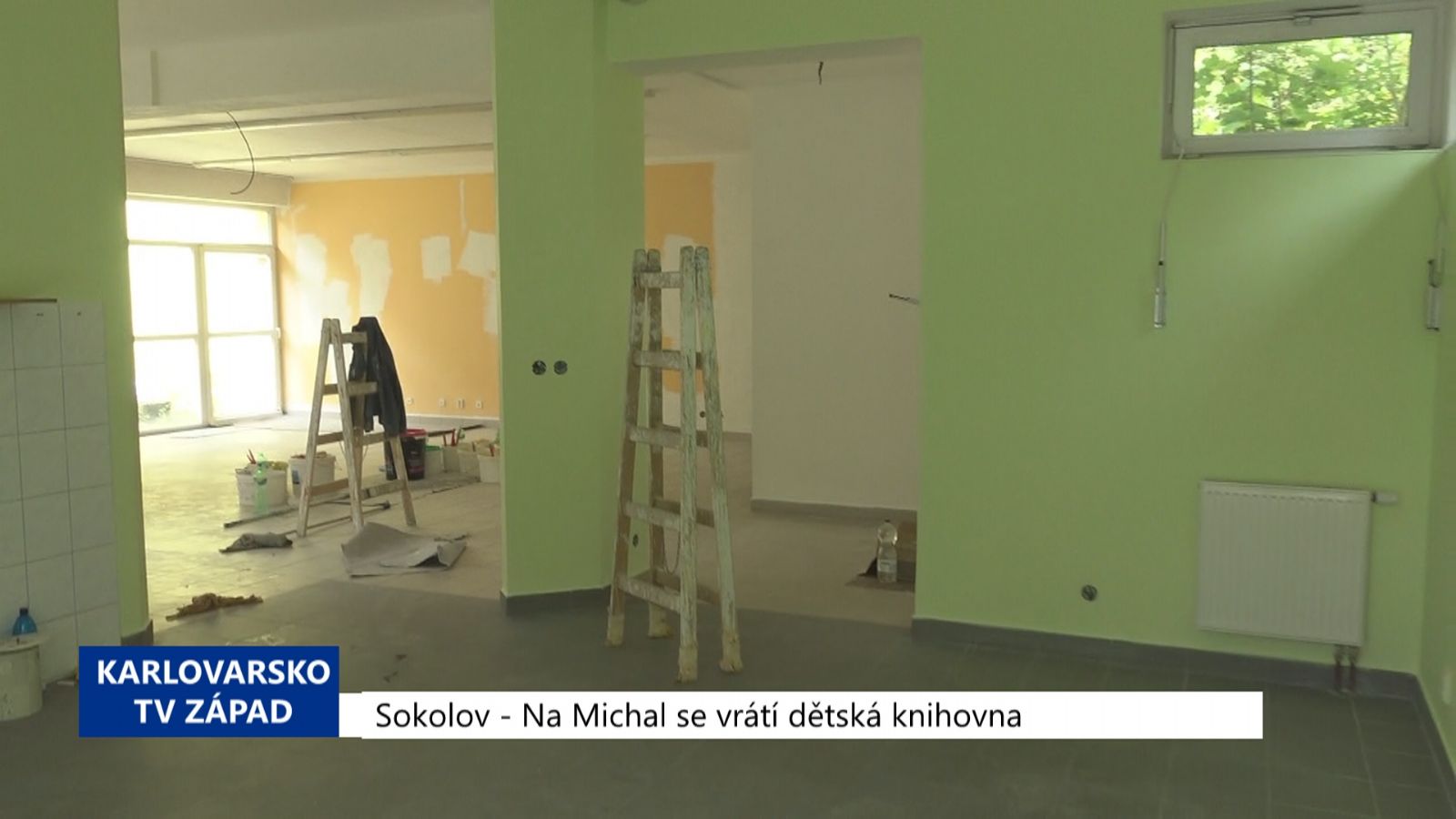 Sokolov: Na Michal se vrátí dětská knihovna (TV Západ)