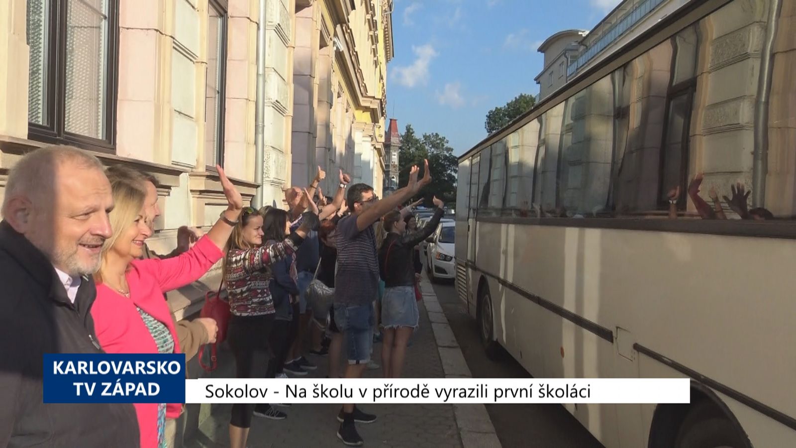 Sokolov: Na školu v přírodě vyrazili první školáci (TV Západ)