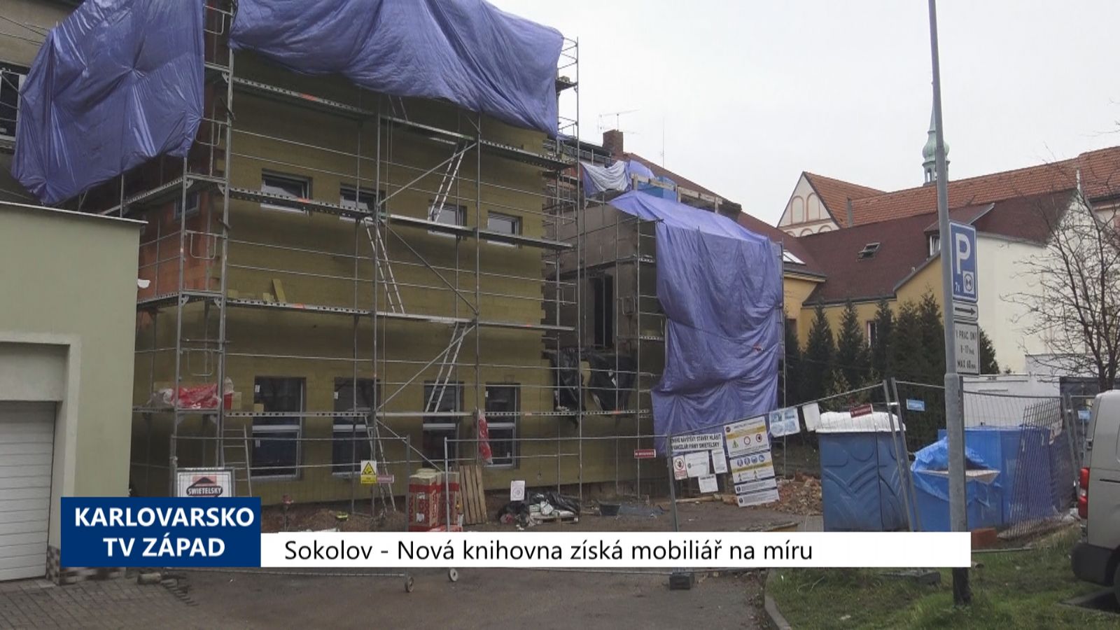 Sokolov: Nová knihovna získá mobiliář na míru (TV Západ)