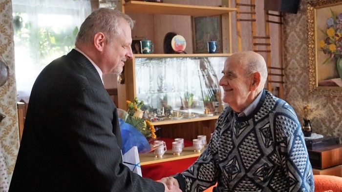 Sokolov: Starosta Jan Picka blahopřál k životnímu jubileu