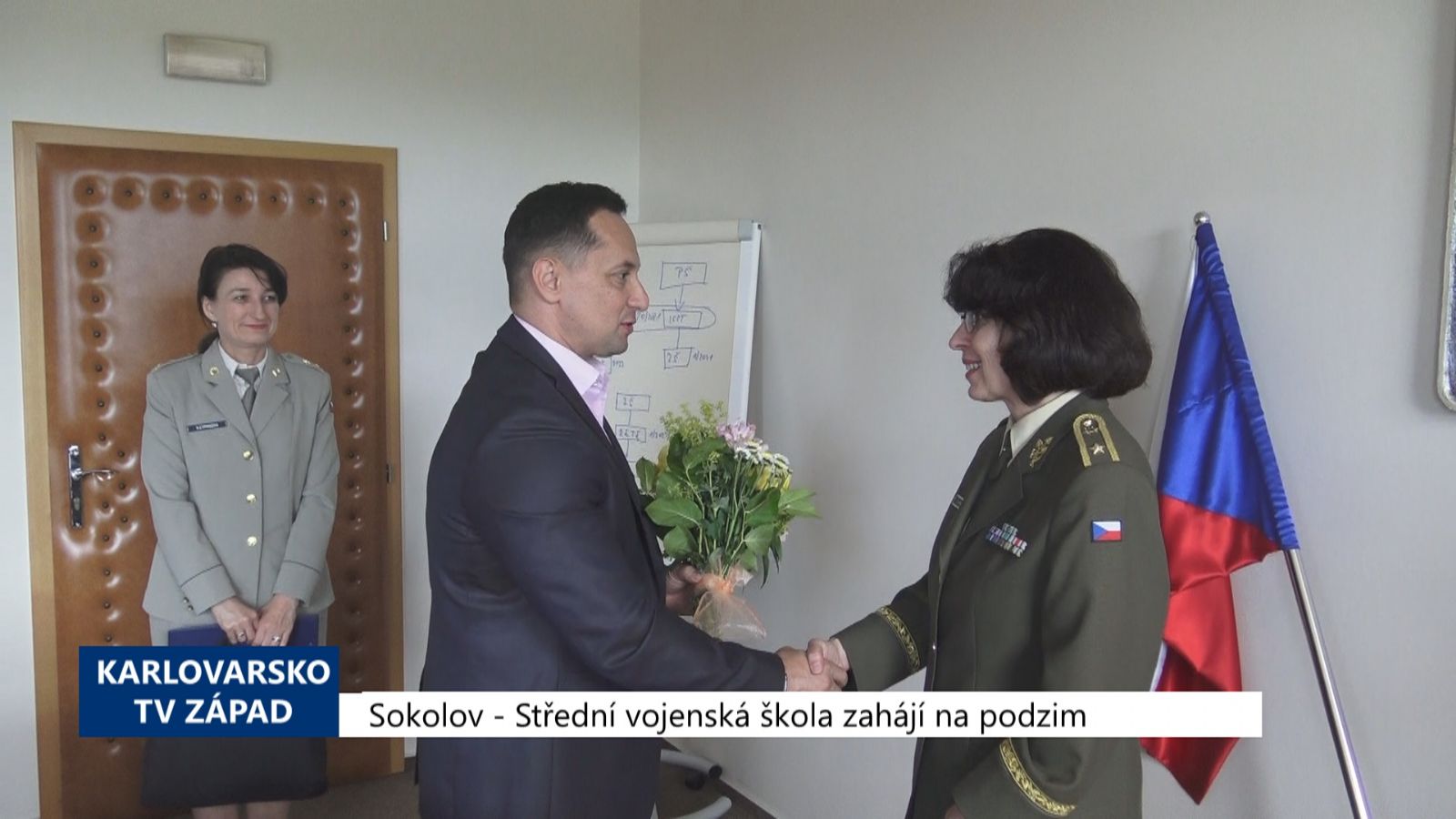 Sokolov: Střední vojenská škola zahájí na podzim (TV Západ)