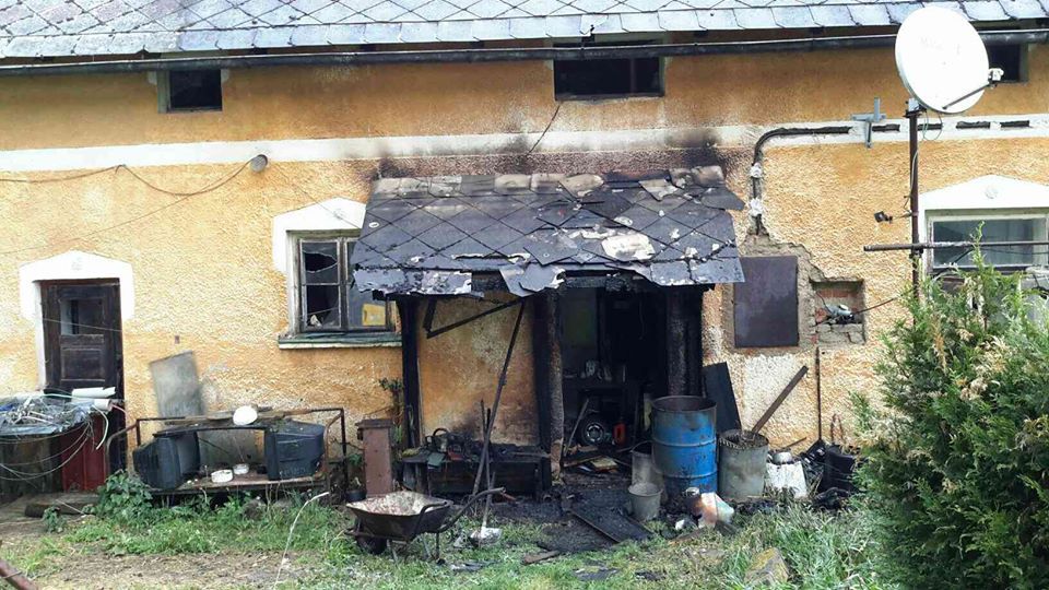 Stará Voda: Hasiči vyjížděli k požáru rodinného domu